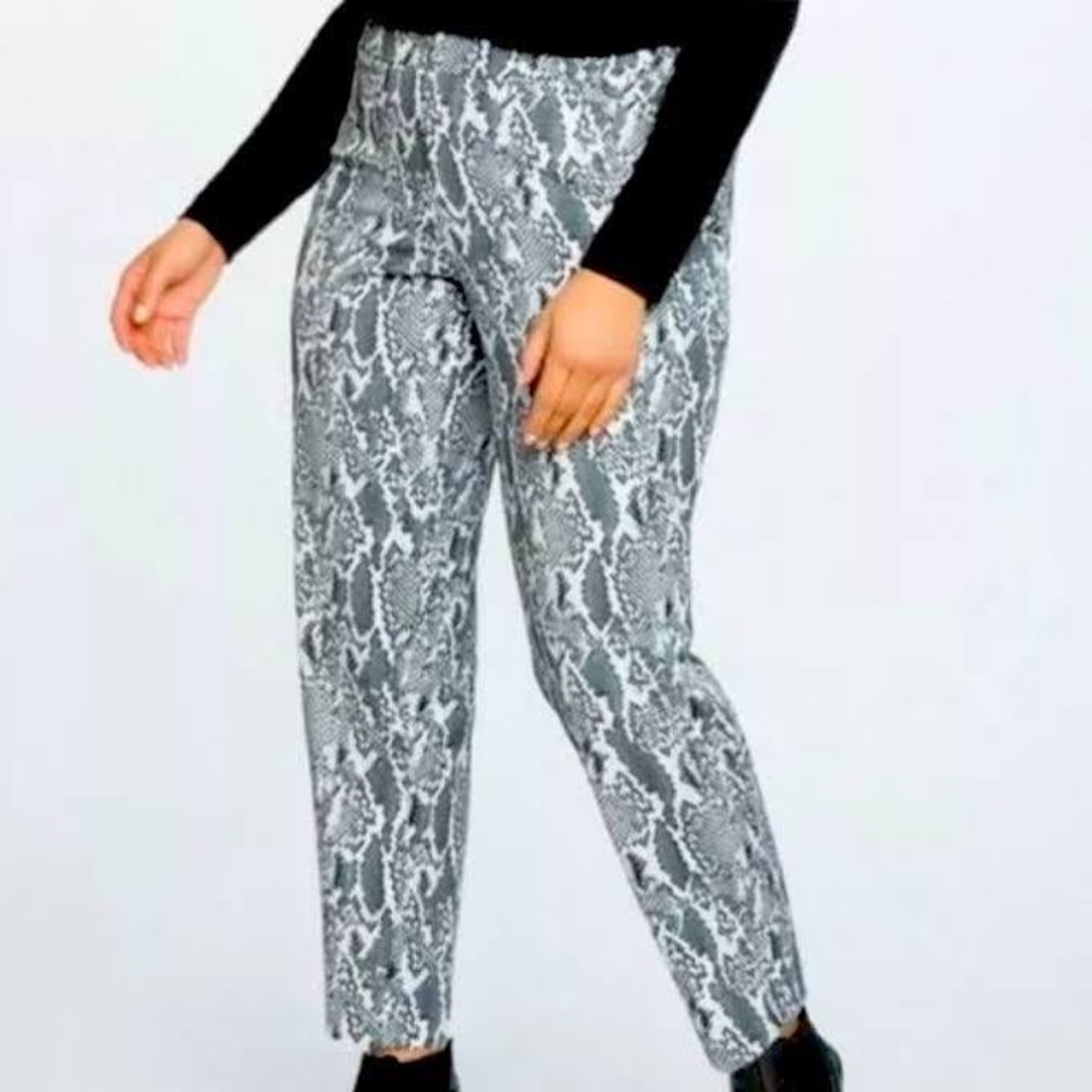 Eloquii Kady Snake Print Pants
